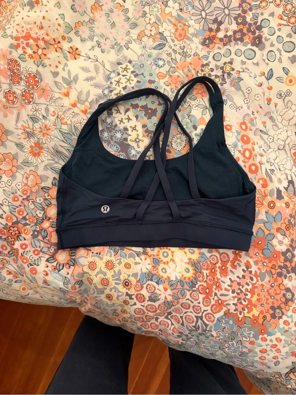 lululemon athletica Navy Strappy Crop Sports Bra